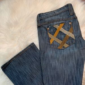 Frankie B boot cut jeans